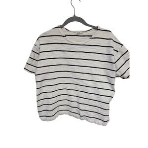 Duck Digger Striped T-Shirt‎ Crew Neck Short Sleeve Casual Top